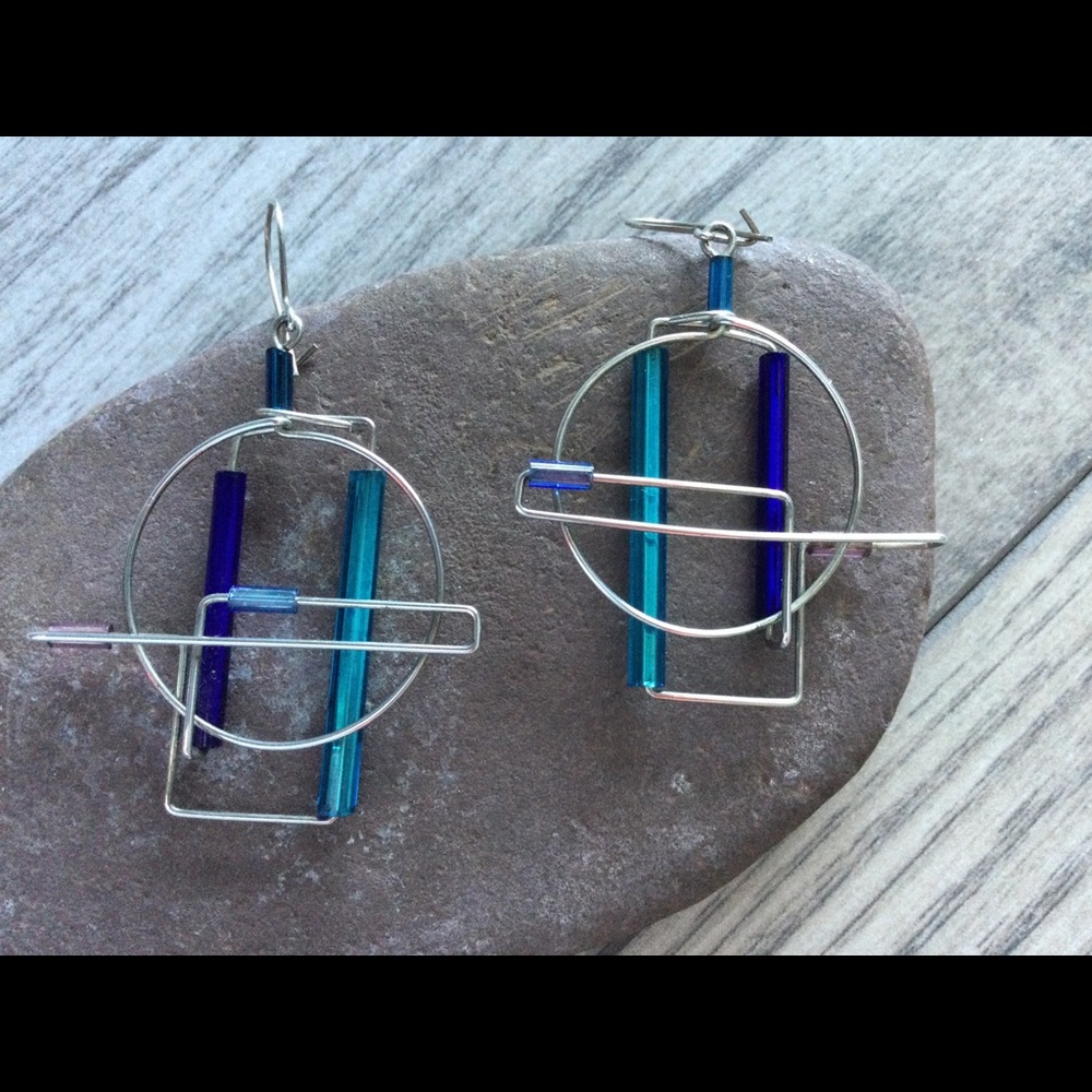 Art Deco Artisan Earrings